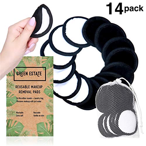 Reusable Makeup Remover Pads - 14 Pack With Laundry Bag