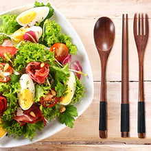 Load image into Gallery viewer, Set of 2 Wooden Reusable Flatware